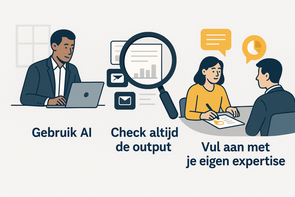 AI als assistent, niet als vervanger